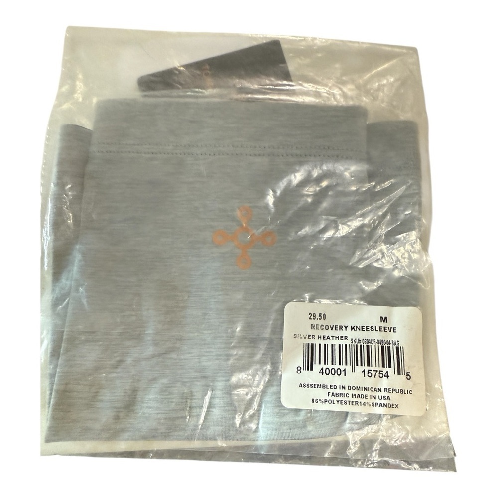 Tommie Copper Recovery Knee Sleeve – Size M (Silver Heather)